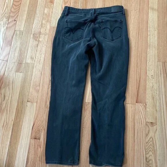 Levi's Jeans Womens 12 Gray Charcoal Mid Rise Skinny Cotton Ladies - Picture 9 of 12